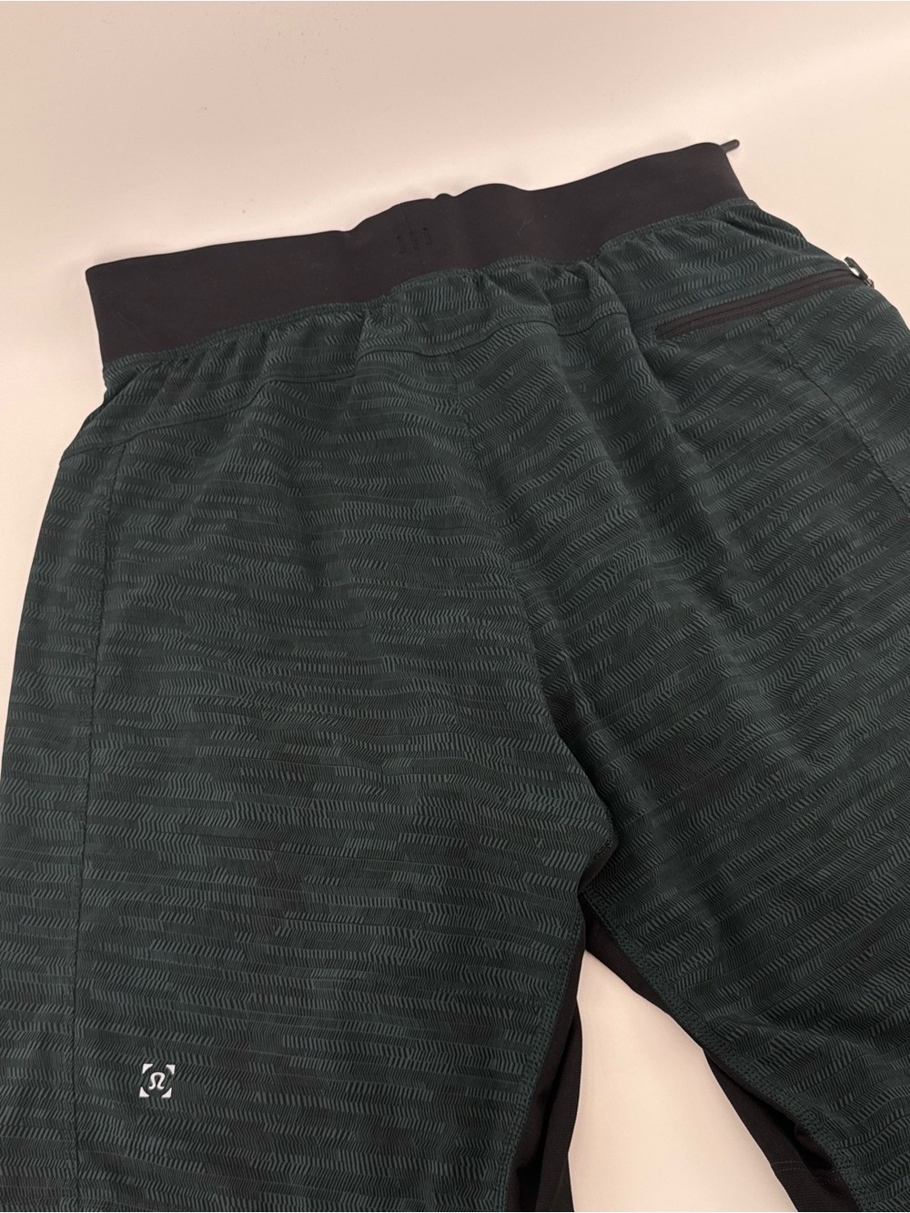 Lululemon T.H.E. Short Luxtreme Liner 9.5" Mens S Dark Emerald Black M7Y24S